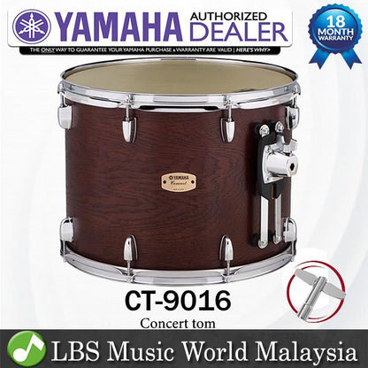 Yamaha CT-9016 16 Inch x 12 Inch Double Headed Concert Tom (CT9016 CT 9016)
