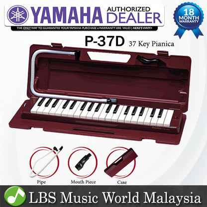 Yamaha-P-37D 37 Key Pianica Portable Piano Keyboard Wind Instrument (P37D P 37D)