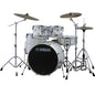 [Discontinued] Yamaha Stage Custom Birch 5 Piece Acoustic Drum Set Full Package with Single Pedal (Pure White)