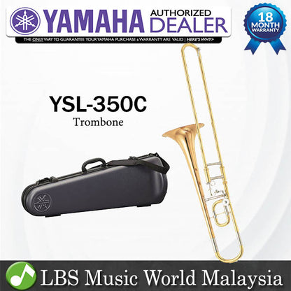 Yamaha YSL-350C Student Compact Tenor Trombone (YSL350C YSL 350C)