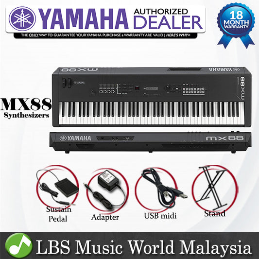 Yamaha MX88 88 Key Weighted Action Synthesizer Intermediate Package Controller Keyboard (MX 88)