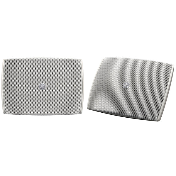 Yamaha VXS3FTW 3.5" Surface Mount Speaker Wall Loudspeaker Sound System Pair (White)