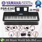 Yamaha PSR-E383 61 Key Portable Keyboard Full Package With Complete Accessories (PSRE383 PSR E383)