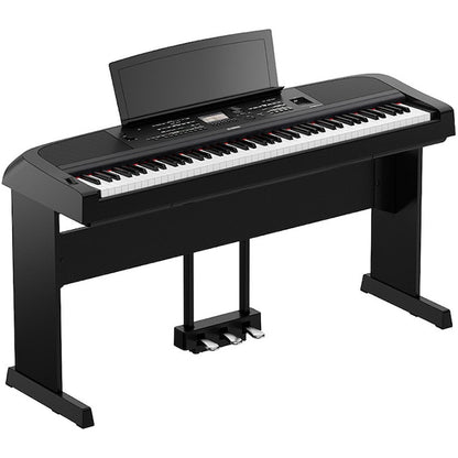Yamaha DGX-670 88 Key Digital Piano Performance Package with Microphone and Mic Stand Black (DGX670 DGX 670)