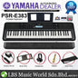 Yamaha PSR-E383 61 Key Portable Keyboard Full Package With Complete Accessories (PSRE383 PSR E383)