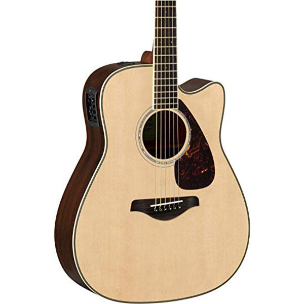 Yamaha FGX830C 41'' Dreadnought Solid Spruce Acoustic Electric Guitar With Pickup Natural (FGX830)