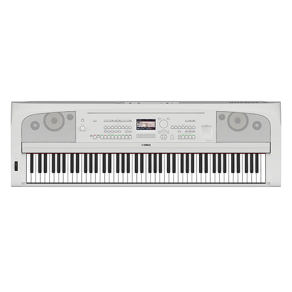 Yamaha DGX-670 88 Key Digital Piano Performance Package With Microphone and Mic Stand White (DGX670 DGX 670)