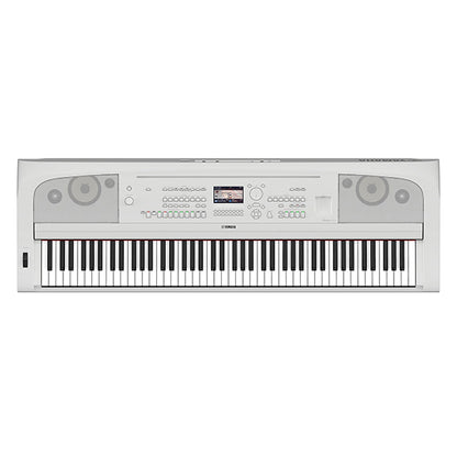 Yamaha DGX-670 88 Key Digital Piano Performance Package With Microphone and Mic Stand White (DGX670 DGX 670)