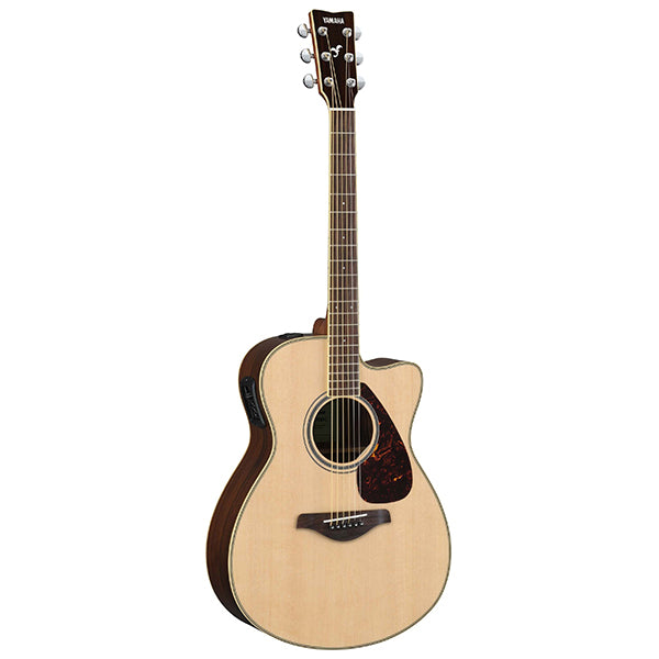 Yamaha FSX830C 40'' Concert Solid Spruce Acoustic Electric Guitar With Pickup (FSX830)