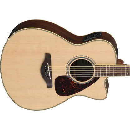 Yamaha FSX830C 40'' Concert Solid Spruce Acoustic Electric Guitar With Pickup (FSX830)