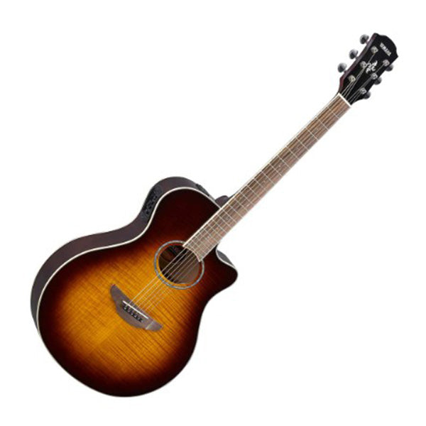 Yamaha APX600FM 40" Flame Maple Top Acoustic Electric Guitar Tobacco Brown Sunburst (APX600 FM)