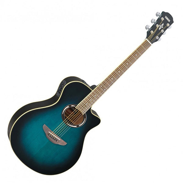 Yamaha APX600 40" Thin Line Spruce Top Acoustic Electric Guitar With Pickup - Blue Burst (APX 600)