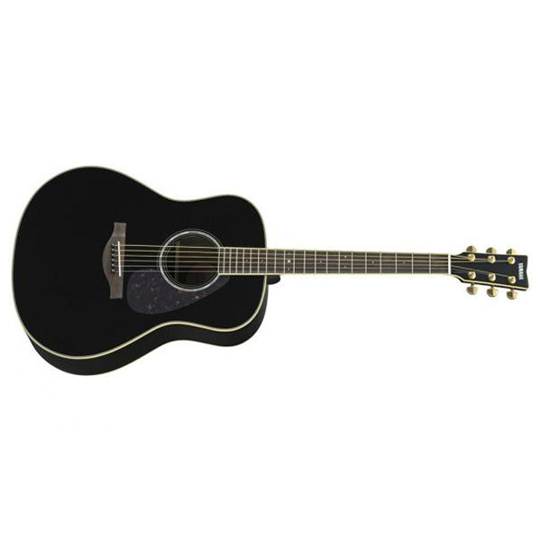 Yamaha LL6 ARE 41'' Jumbo Solid Spruce Acoustic Electric Guitar With Pickup Black (LL 6)