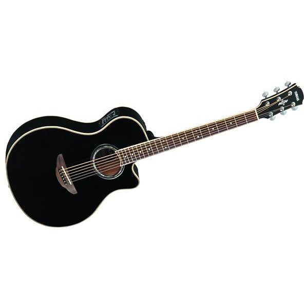 Yamaha APX700II 41" Solid Spruce Top Acoustic Electric Guitar With Pickup Black (APX700)