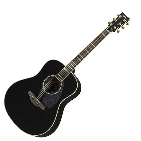 Yamaha LL6 ARE 41'' Jumbo Solid Spruce Acoustic Electric Guitar With Pickup Black (LL 6)