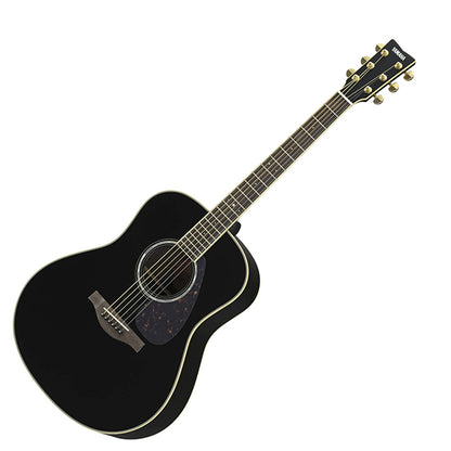 Yamaha LL6 ARE 41'' Jumbo Solid Spruce Acoustic Electric Guitar With Pickup Black (LL 6)