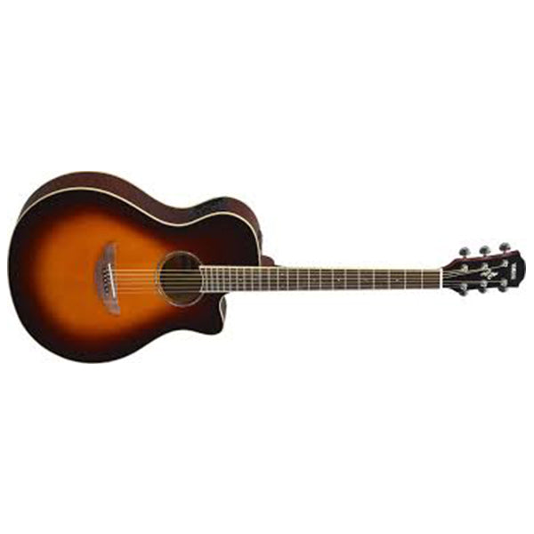 Yamaha APX600 40" Thin Line Spruce Top Acoustic Electric Guitar With Pickup - Violin Sunburst (APX 600)