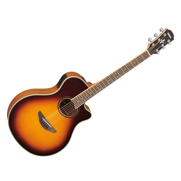 Yamaha APX700II 41" Solid Spruce Top Acoustic Electric Guitar With Pickup Brown Sunburst (APX700)
