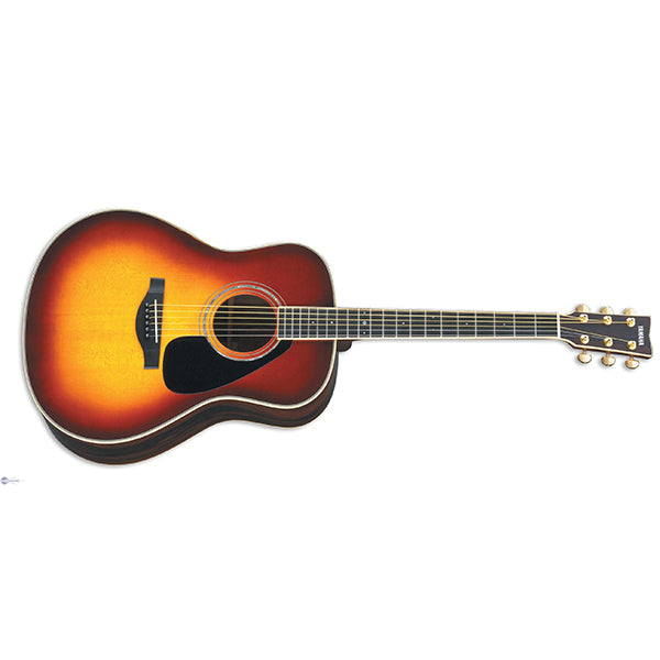 Yamaha LL6 ARE 41'' Jumbo Solid Spruce Acoustic Electric Guitar With Pickup Sunburst (LL 6)