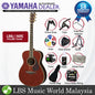 Yamaha LS6 ARE 41" Concert Solid Spruce Acoustic Electric Guitar With Pickup Dark Tinted (LS 6)
