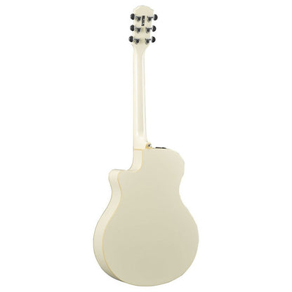 Yamaha APX600 40" Thin Line Spruce Top Acoustic Electric Guitar With Pickup - Vintage White (APX 600)
