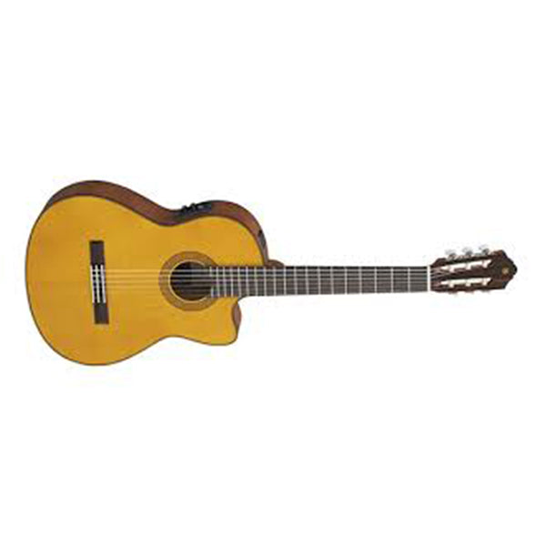 Yamaha CGX122MSC Classical Acoustic Electric Guitar With Pickup Solid Top - Natural (CGX122 MSC CGX 122MSC)