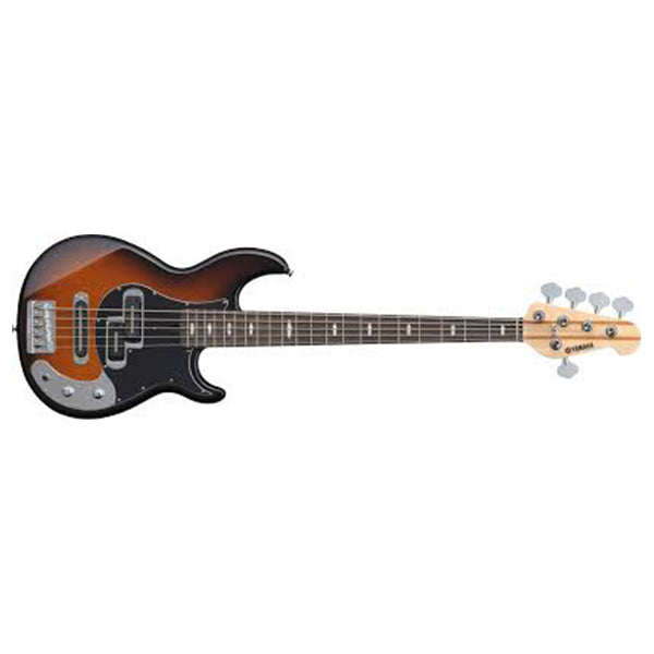 Yamaha BB1025X 5 String Electric Bass Guitar - Tobacco Brown