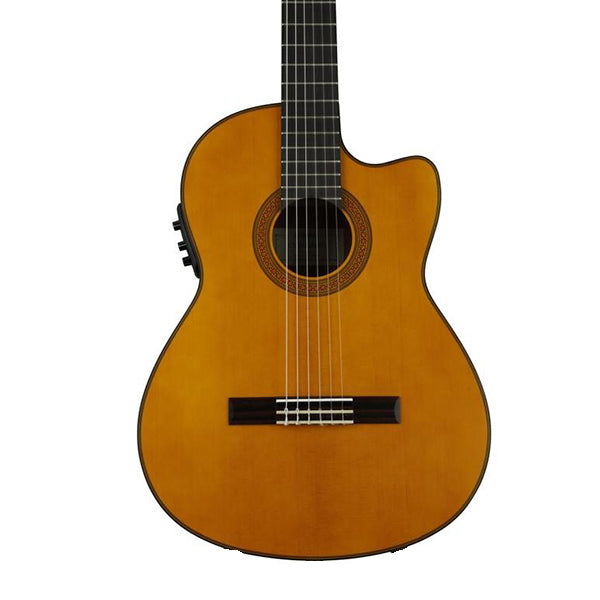 Yamaha CGX122MSC Classical Acoustic Electric Guitar With Pickup Solid Top - Natural (CGX122 MSC CGX 122MSC)