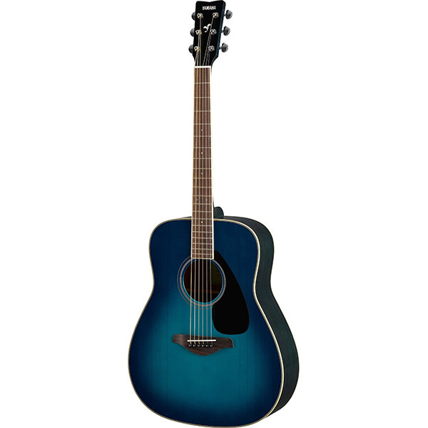 Yamaha FG820 41" Dreadnought Solid Spruce Top Acoustic Guitar Sunset Blue (FG 820)