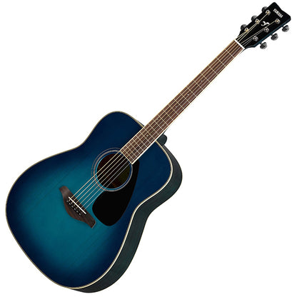 Yamaha FG820 41" Dreadnought Solid Spruce Top Acoustic Guitar Sunset Blue (FG 820)
