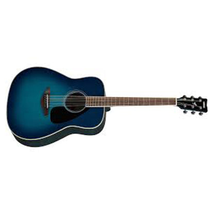 Yamaha FG820 41" Dreadnought Solid Spruce Top Acoustic Guitar Sunset Blue (FG 820)