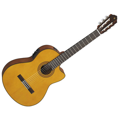 Yamaha CGX122MCC Classical Guitar With Pickup Solid Top Natural (CGX122 MCC CGX 122MCC)