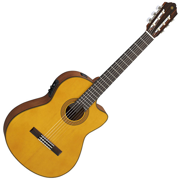 Yamaha CGX122MCC Classical Guitar With Pickup Solid Top Natural (CGX122 MCC CGX 122MCC)