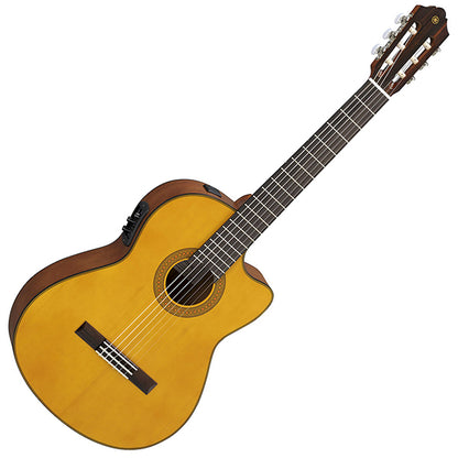 Yamaha CGX122MCC Classical Guitar With Pickup Solid Top Natural (CGX122 MCC CGX 122MCC)