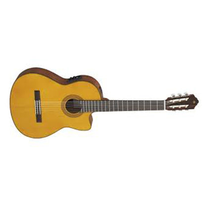Yamaha CGX122MCC Classical Guitar With Pickup Solid Top Natural (CGX122 MCC CGX 122MCC)