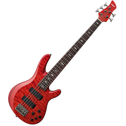 [Discontinued] Yamaha TRB1005J 5 String Alder HH Pickup Electric Bass Guitar Caramel Brown (TRB 1005J)