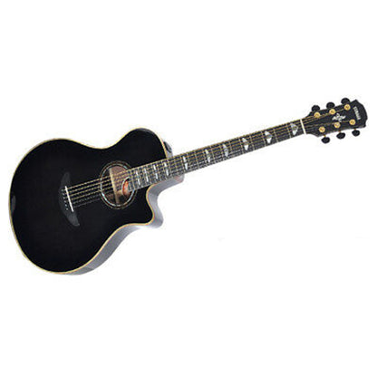 Yamaha APX1200II 41" Solid Spruce Top Acoustic Electric Guitar With Case Black (APX1200)
