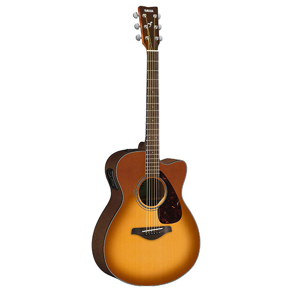 Yamaha FSX800C 40" Concert Solid Spruce Acoustic Electric Guitar With Pickup Sand Burst (FSX800)