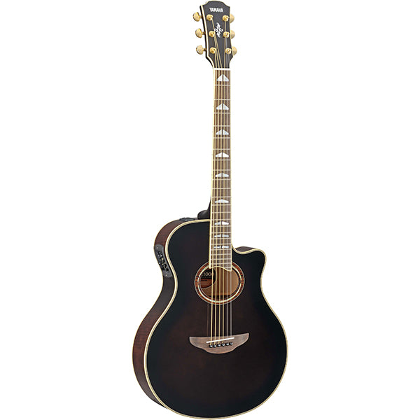 Yamaha APX1000 41" Solid Spruce Top Acoustic Electric Guitar With Pickup Mocha Black (APX 1000)