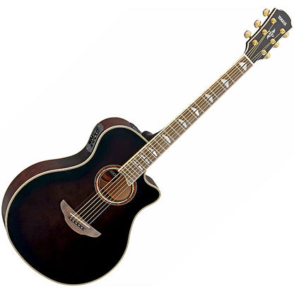 Yamaha APX1000 41" Solid Spruce Top Acoustic Electric Guitar With Pickup Mocha Black (APX 1000)