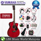 Yamaha FSX800C 40" Concert  Solid Spruce Acoustic Electric Guitar With Pickup Ruby Red (FSX800)
