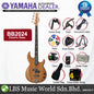 Yamaha BB2024 4 String Alder 3P Alnico V Electric Bass Guitar Natural (BB 2024)