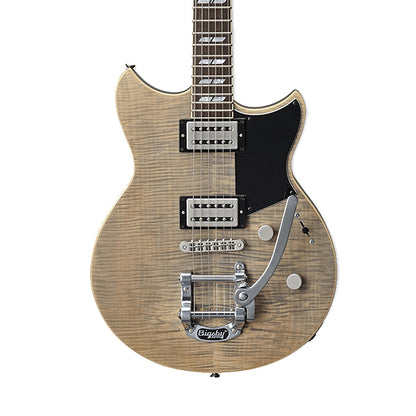 Yamaha RS720B Flame Maple Top HH Pickup Electric Guitar Ash Gray with Gig Bag (RS 720B)