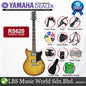 Yamaha RS620 Flame Maple Top HH Pickup Electric Guitar Brick Burst with Gig Bag (RS 620)