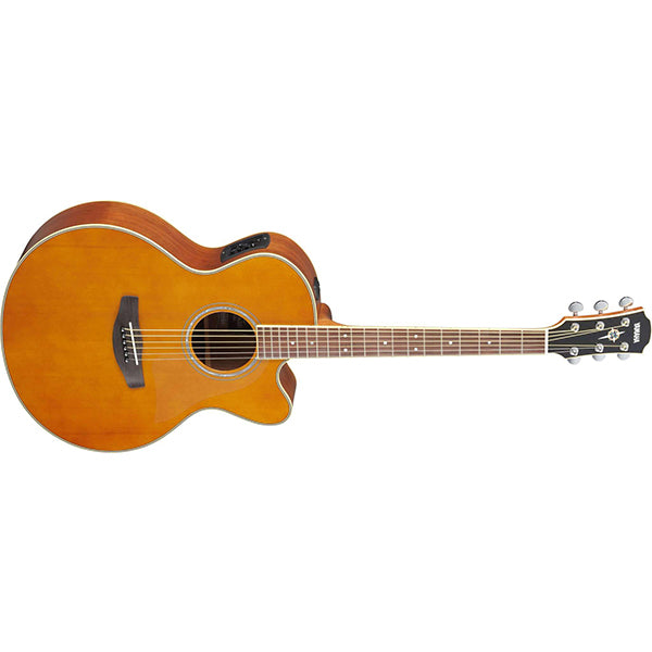 Yamaha CPX700II 41" Medium Jumbo Solid Spruce Top Acoustic Electric Guitar With Pickup Tinted (CPX700)