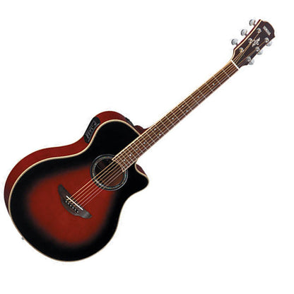 Yamaha CPX700II 41" Medium Jumbo Solid Spruce Top Acoustic Electric Guitar With Pickup Red (CPX700)