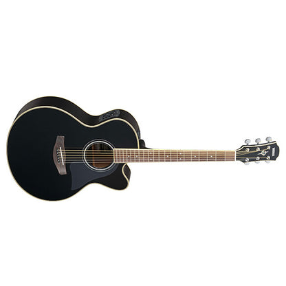 Yamaha CPX700II 41" Medium Jumbo Solid Spruce Top Acoustic Electric Guitar With Pickup Black (CPX700)