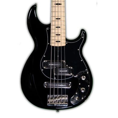 Yamaha BB2025X Alder 3P Maple 5 String Electric Bass Guitar - Black (BB 2025X)