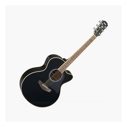Yamaha CPX700II 41" Medium Jumbo Solid Spruce Top Acoustic Electric Guitar With Pickup Black (CPX700)
