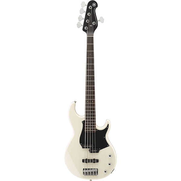 Yamaha BB235 5 String Alder SS Pickup Electric Bass Guitar Vintage White (BB 235)